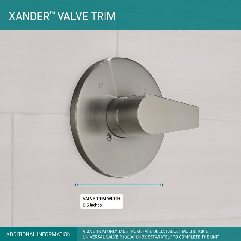 Peerless Delta Faucet Peerless PTT14019-BN Xander Trim Only (Valve Sold Separately), Brushed Nickel - Image 3